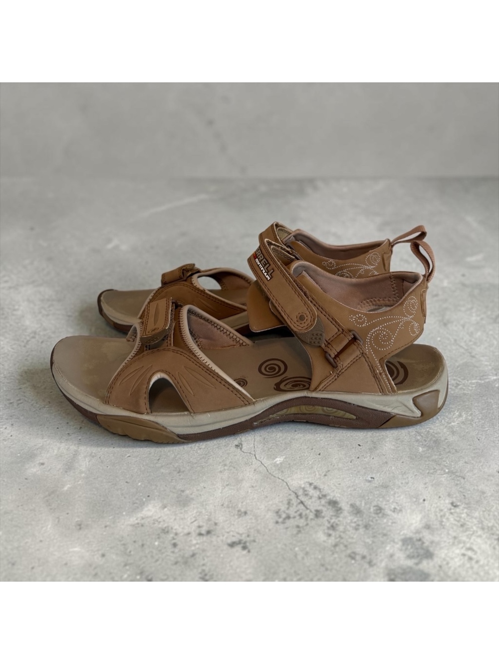 Merrell Siren Strap Sport Hiking Sandals Brown Leather Women Size 11